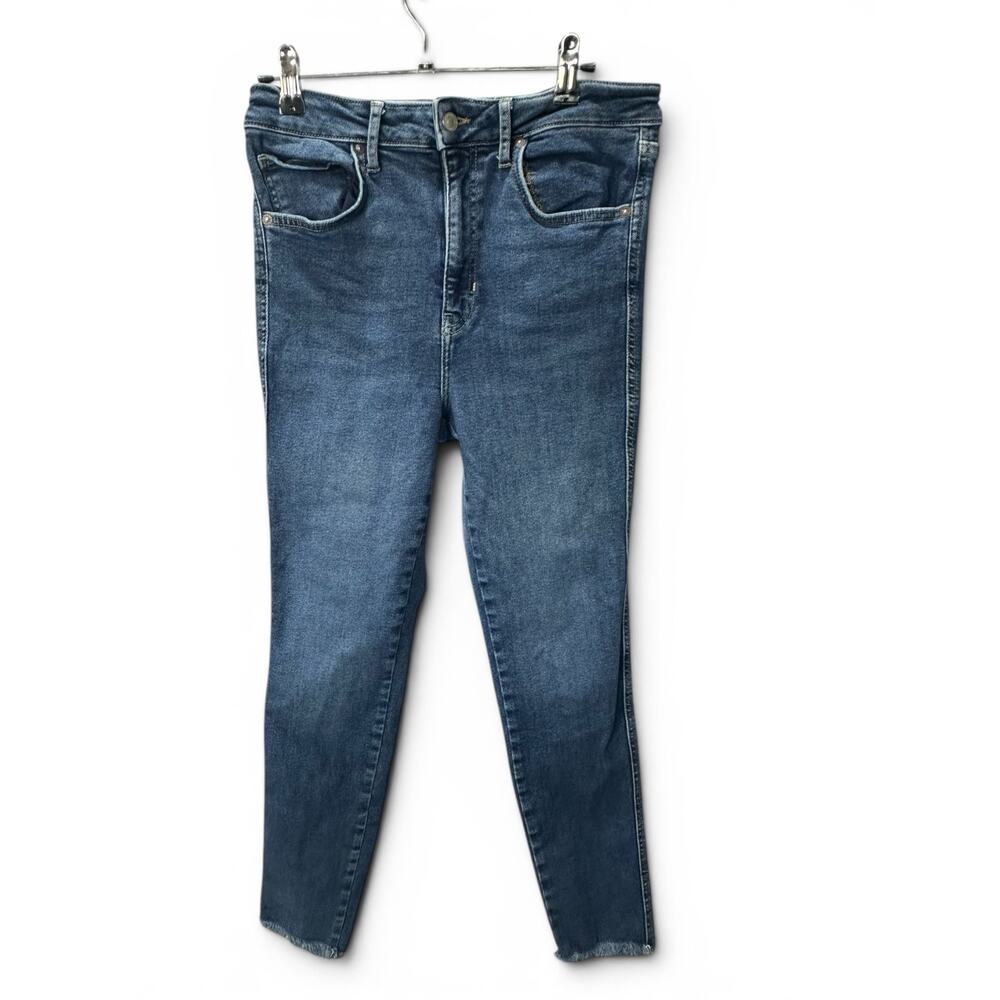 We The Free Fitted Cropped Jeans Med Wash Women’s Size 30 Casual